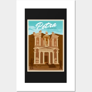 Travel Poster Petra Jordan Posters and Art